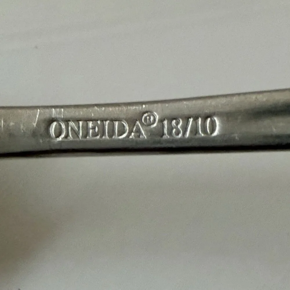 1pc ONEIDA Jackson Salad Fork 7” Stainless 18/10 Plain Satin Frost